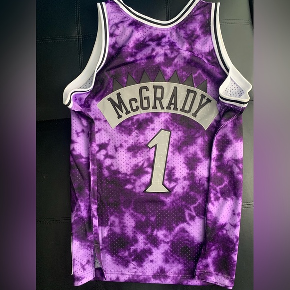 NBA x Mitchell & Ness Toronto Raptors Camo Swingman Jersey - Tracy McGrady - Picture 2 of 4